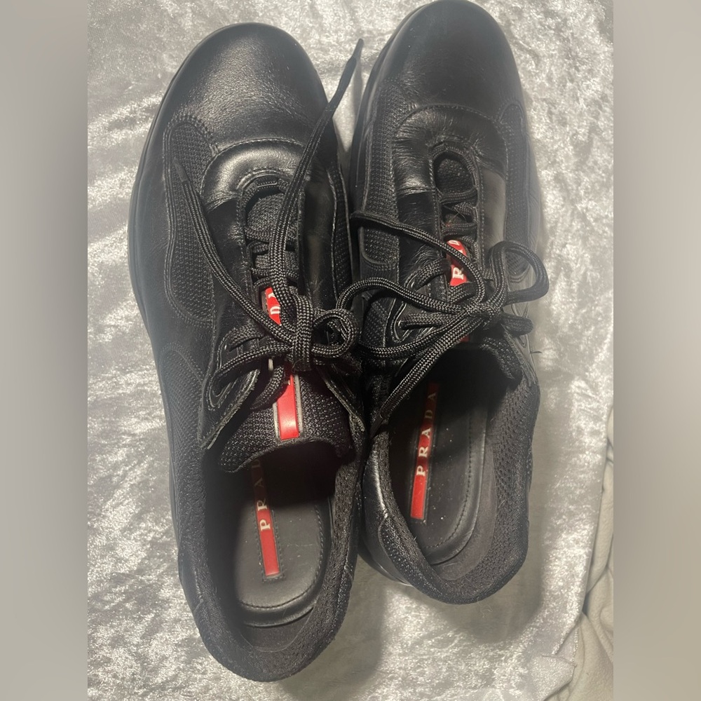 Beautiful black Prada sneakers in good condition